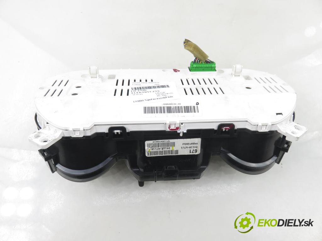 SUZUKI GRAND VITARA II (JT, TE, TD) SUV 2006 95,00 1.9 DDiS 129 4x4 - F9Q 264 1870,00 prístrojovka elektrický 3411067J10