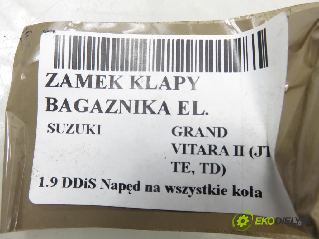 SUZUKI GRAND VITARA II (JT, TE, TD) SUV 2006 95,00 1.9 DDiS 129 4x4 - F9Q 264 1870,00 zámok dveří kufr EL. 8055265J00