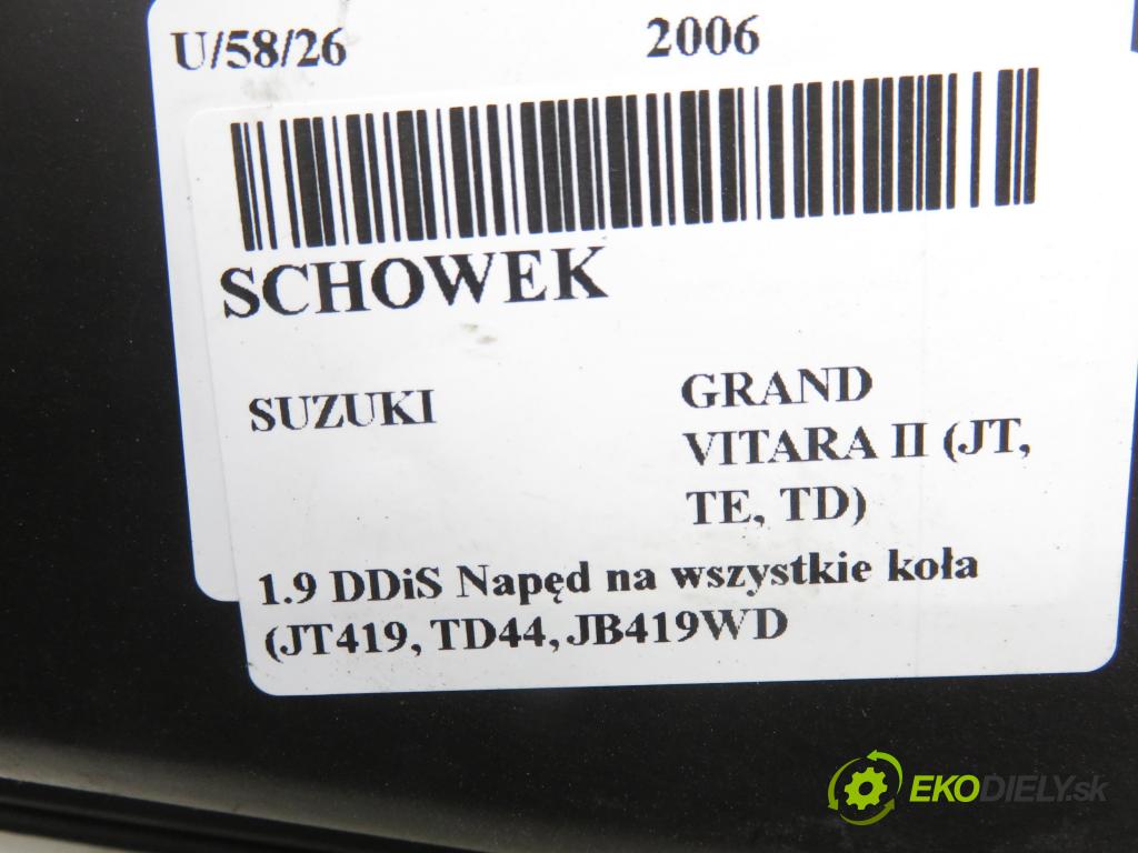 SUZUKI GRAND VITARA II (JT, TE, TD) SUV 2006 95,00 1.9 DDiS 129 4x4 - F9Q 264 1870,00 Priehradka, kastlík