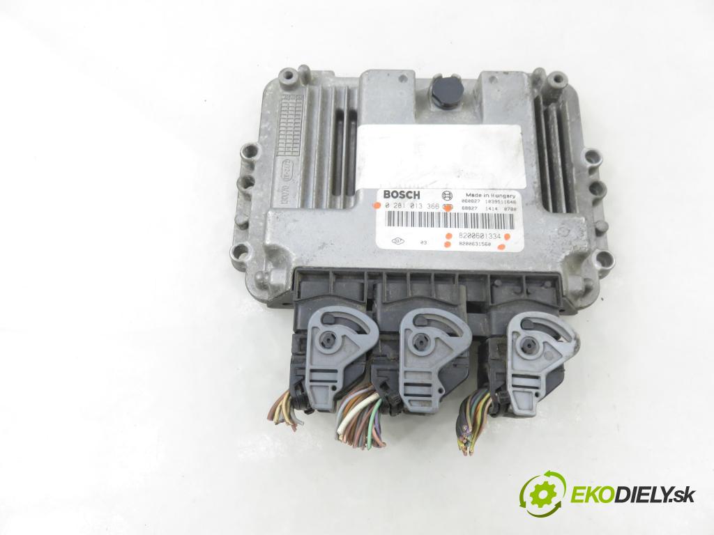 RENAULT SCENIC II (JM0/1_) MINIVAN 2006 96,00 1.9 dCi (JM15) - F9Q 804 1870,00 řídící jednotka motora 0281013366 ; 8200601334