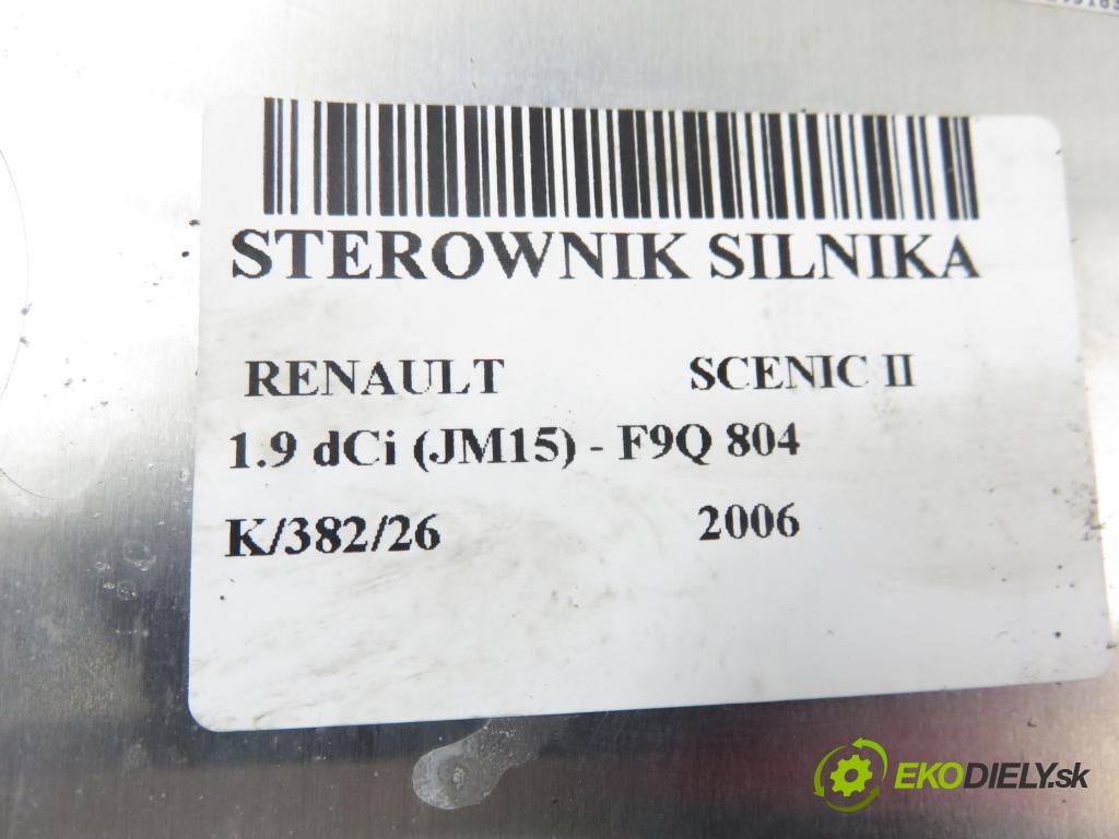 RENAULT SCENIC II (JM0/1_) MINIVAN 2006 96,00 1.9 dCi (JM15) - F9Q 804 1870,00 řídící jednotka motora 0281013366 ; 8200601334