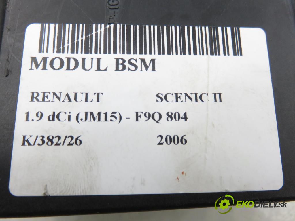 RENAULT SCENIC II (JM0/1_) MINIVAN 2006 96,00 1.9 dCi (JM15) - F9Q 804 1870,00 MODUL BSM 8200455424