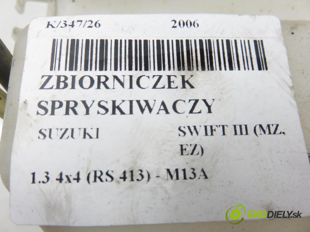 SUZUKI SWIFT III (MZ, EZ) HB 2006 68,00 1.3 4x4 (RS 413) - M13A 1328,00 nádržka ostřikovačů  (Klika dveří ostatní)