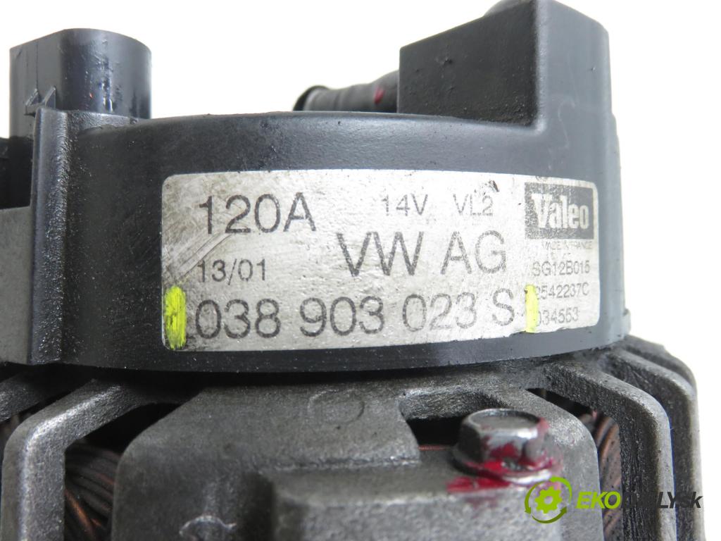 VW GOLF IV (1J1) HB 2002 66,00 1.9 TDI 90 - ALH 1896,00 Alternátor 038903023S (Alternátor)