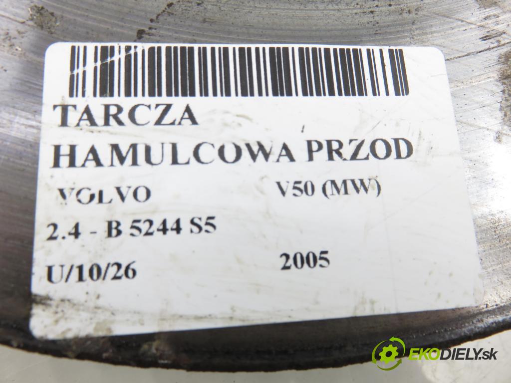 VOLVO V50 (MW) KOMBI 2005 103,00 2.4 - B 5244 S5 2435,00 Lamela kotúč brzdová predný