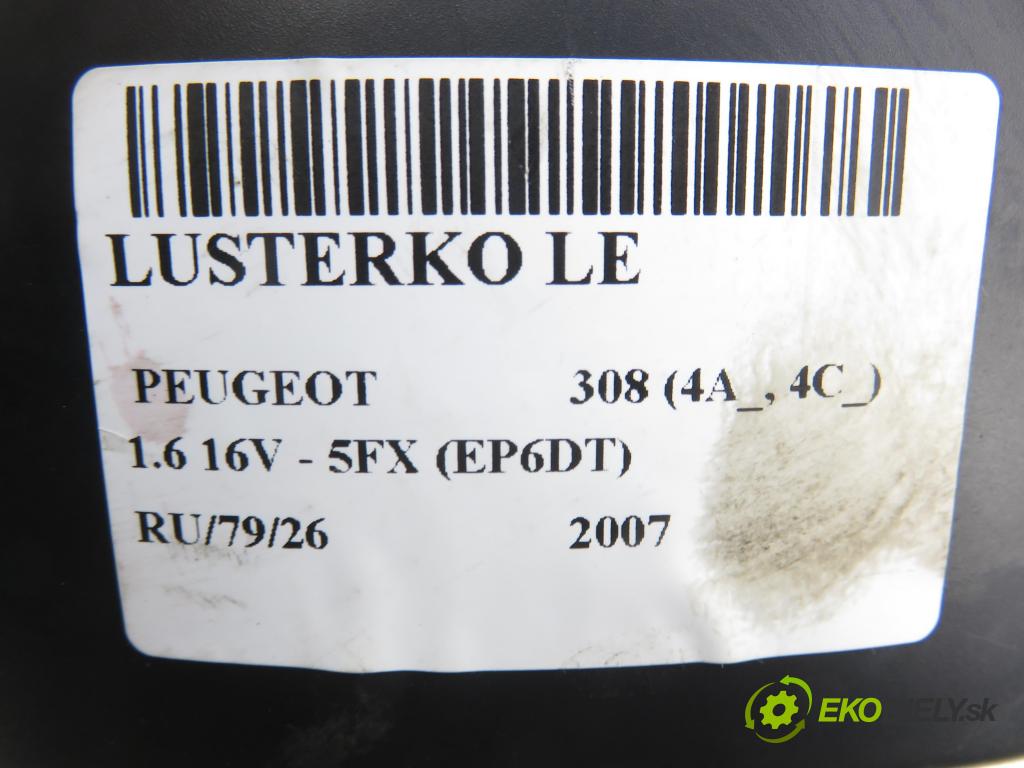 PEUGEOT 308 (4A_, 4C_) HB 2007 110,00 1.6 THP 150 - 5FX (EP6DT) 1598,00 zpětné zrcátko LE