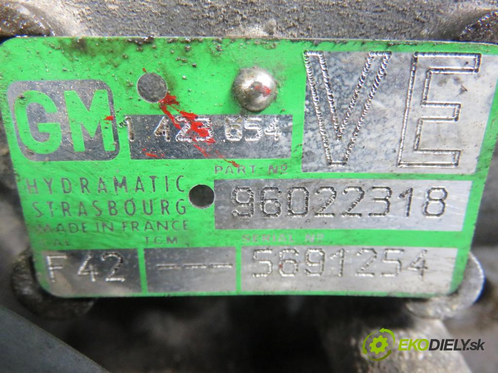 BMW 3 (E46) SEDAN 1999 77,00 316 i 105 - M43 B19 (194E1) 1895,00 Prevodovka automatická 96022318