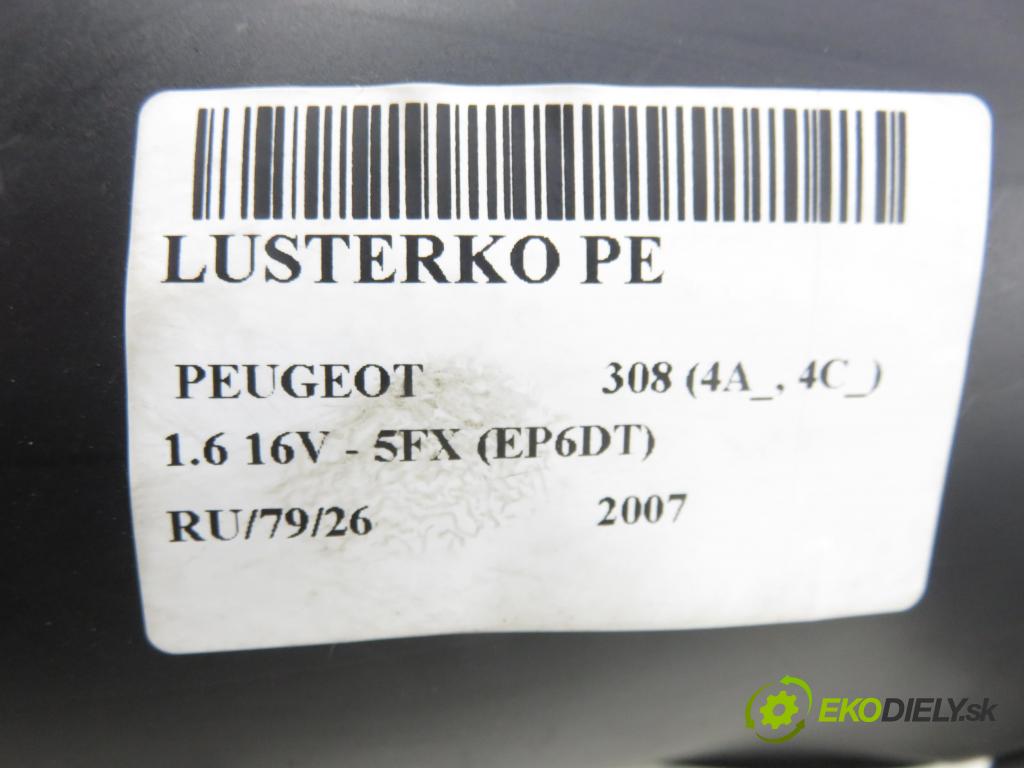 PEUGEOT 308 (4A_, 4C_) HB 2007 110,00 1.6 16V - 5FX (EP6DT) 1598,00 Spätné zrkadlo