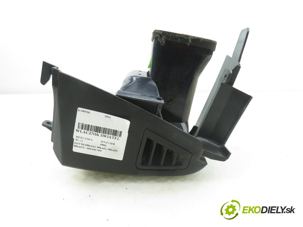 MERCEDES-BENZ SPRINTER 3,5-t Skrzynia (906) FURGON 2011 95,00 313 CDI (906.631, 906.633, 906.635, 906.637) - OM  2143,00 přepínač světla A9065450504