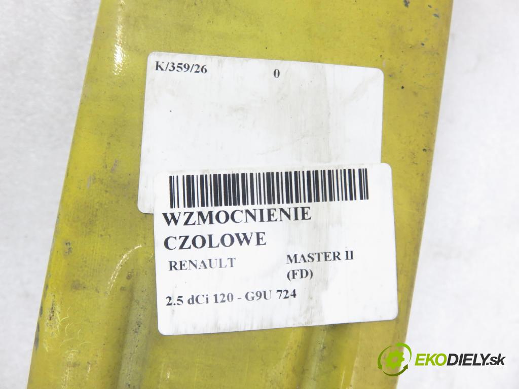 RENAULT MASTER II Skrzynia (FD) FURGON 2004 84,00 2.5 dCi 120 - G9U 724 2464,00 Výstuha čelné