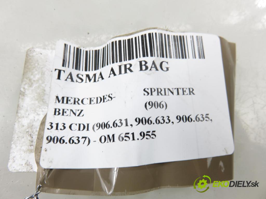 MERCEDES-BENZ SPRINTER 3,5-t Skrzynia (906) FURGON 2011 95,00 313 CDI (906.631, 906.633, 906.635, 906.637) - OM  2143,00 PÁSKA: air BAG A9064640318