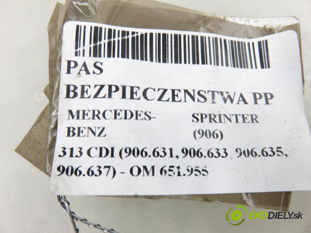 MERCEDES-BENZ SPRINTER 3,5-t Skrzynia (906) FURGON 2011 95,00 313 CDI (906.631, 906.633, 906.635, 906.637) - OM 2143,00 Držiak bezpečnostný PP 601384300
