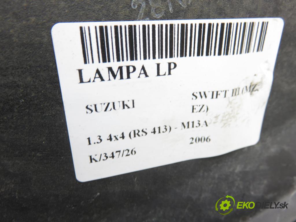 SUZUKI SWIFT III (MZ, EZ) HB 2006 68,00 1.3 4x4 (RS 413) - M13A 1328,00 Svetlo LP P4981L