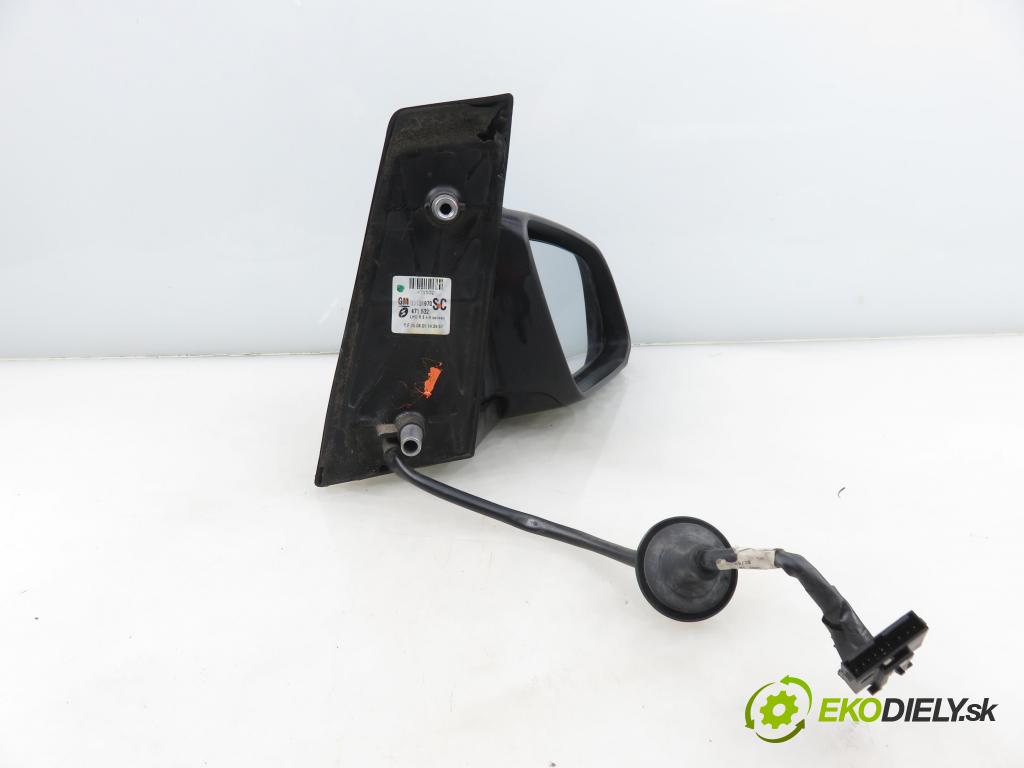 OPEL ZAFIRA B (A05) MINIVAN 2005 88,00 1.9 CDTI 8V 120 - Z 19 DT 1910,00 zpětné zrcátko 13131970SC