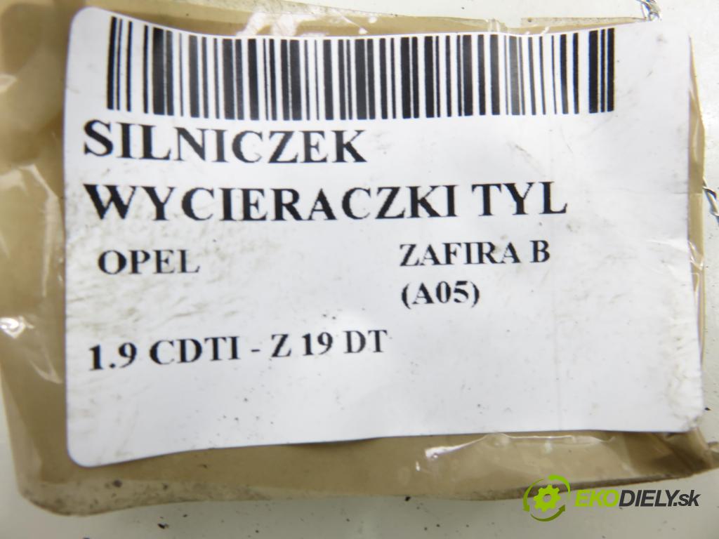 OPEL ZAFIRA B (A05) MINIVAN 2005 88,00 1.9 CDTI 8V 120 - Z 19 DT 1910,00 motorek stěrače ZADNÍ: 53025212 ; 13145548