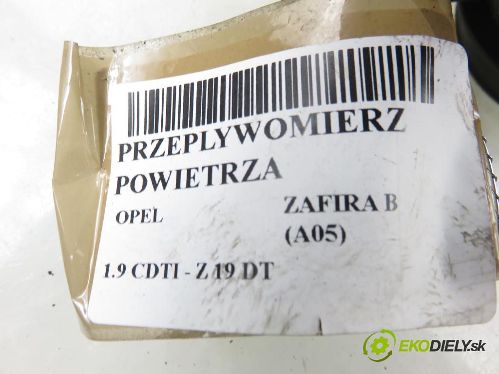 OPEL ZAFIRA B (A05) MINIVAN 2005 88,00 1.9 CDTI 8V 120 - Z 19 DT 1910,00 váha vzduchu vzduchu 55350046 ; AFH6029