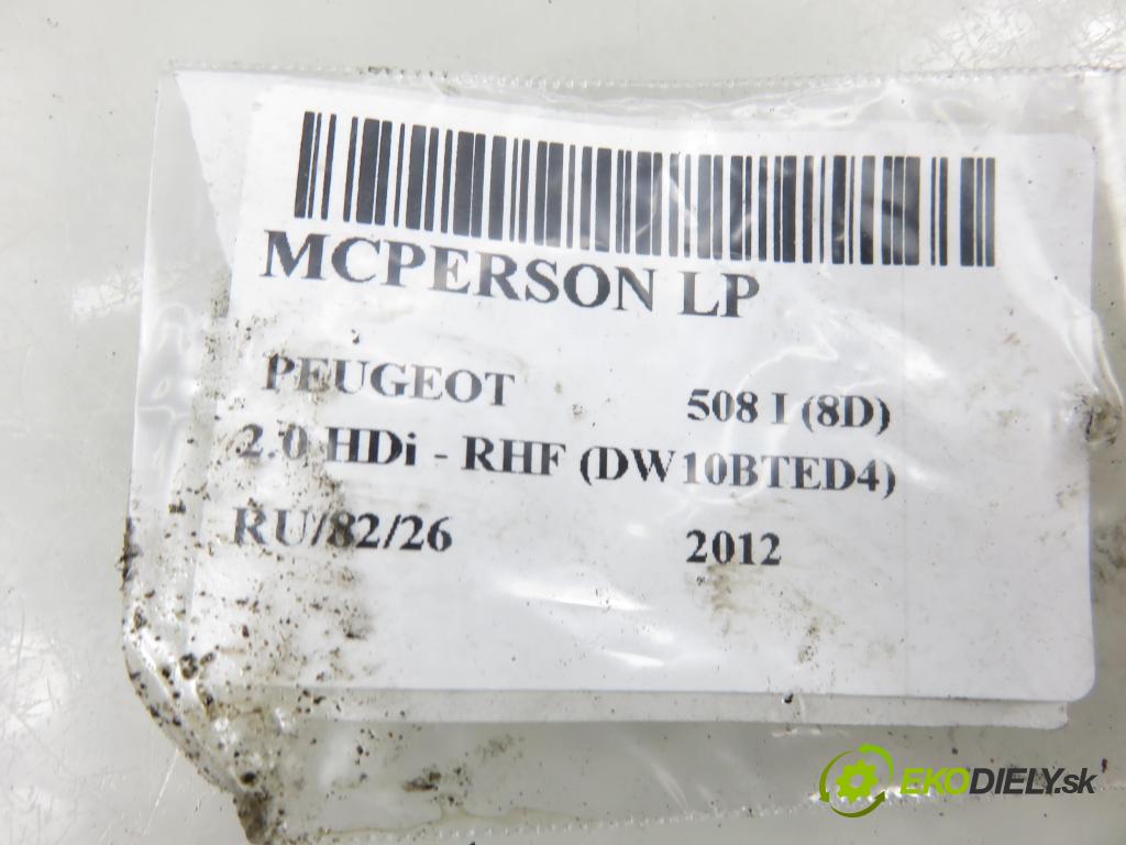 PEUGEOT 508 I (8D_) SEDAN 2012 103,00 2.0 HDi - RHF (DW10BTED4) 1997,00 MCPERSON LP 9676831880