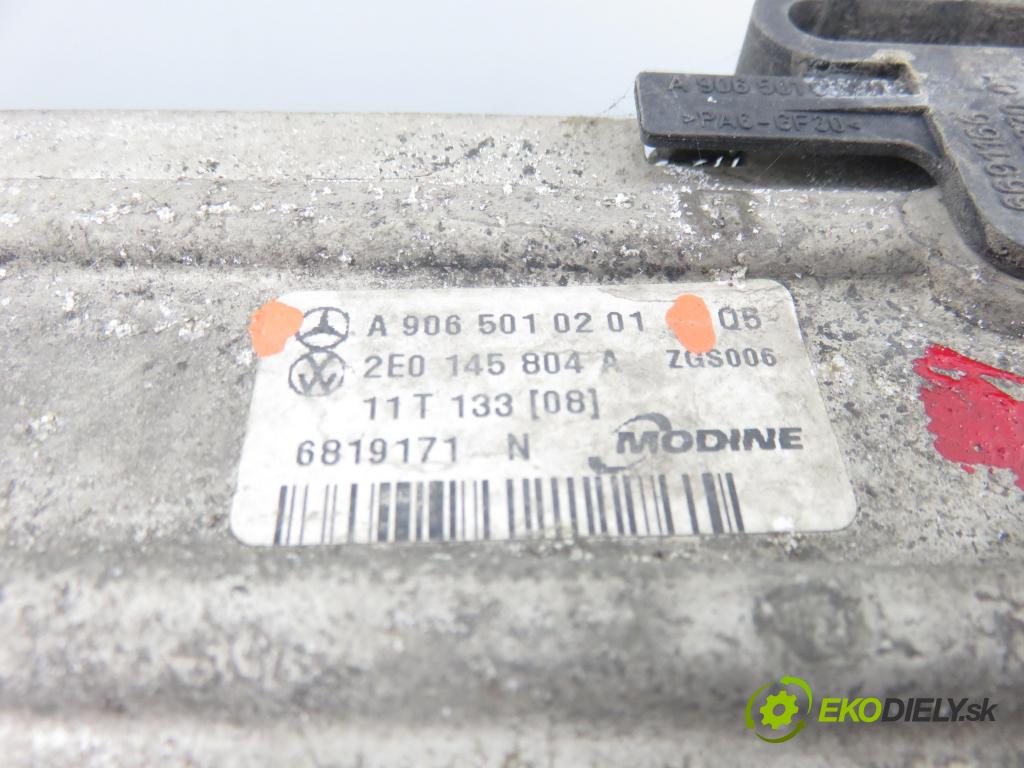 MERCEDES-BENZ SPRINTER 3,5-t Skrzynia (906) FURGON 2011 95,00 313 CDI (906.631, 906.633, 906.635, 906.637) - OM  2143,00 chladič intercooler A9065010201 ; 2E0145804A