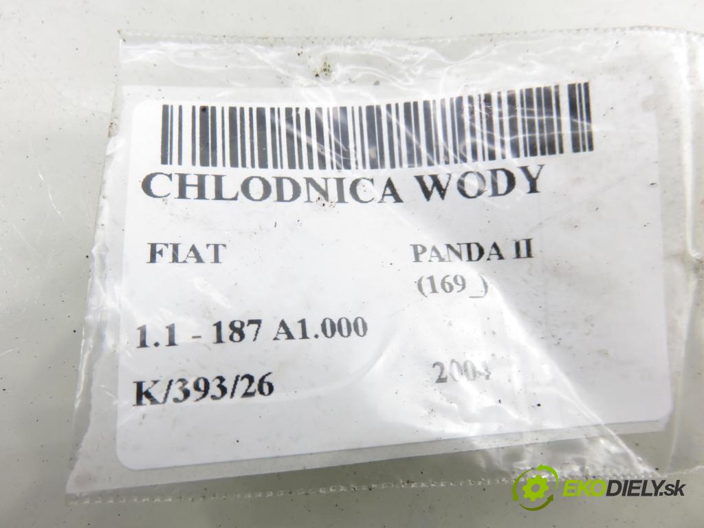 FIAT PANDA (169_) HB 2004 40,00 1.1 54 - 187 A1.000 1108,00 chladič vody