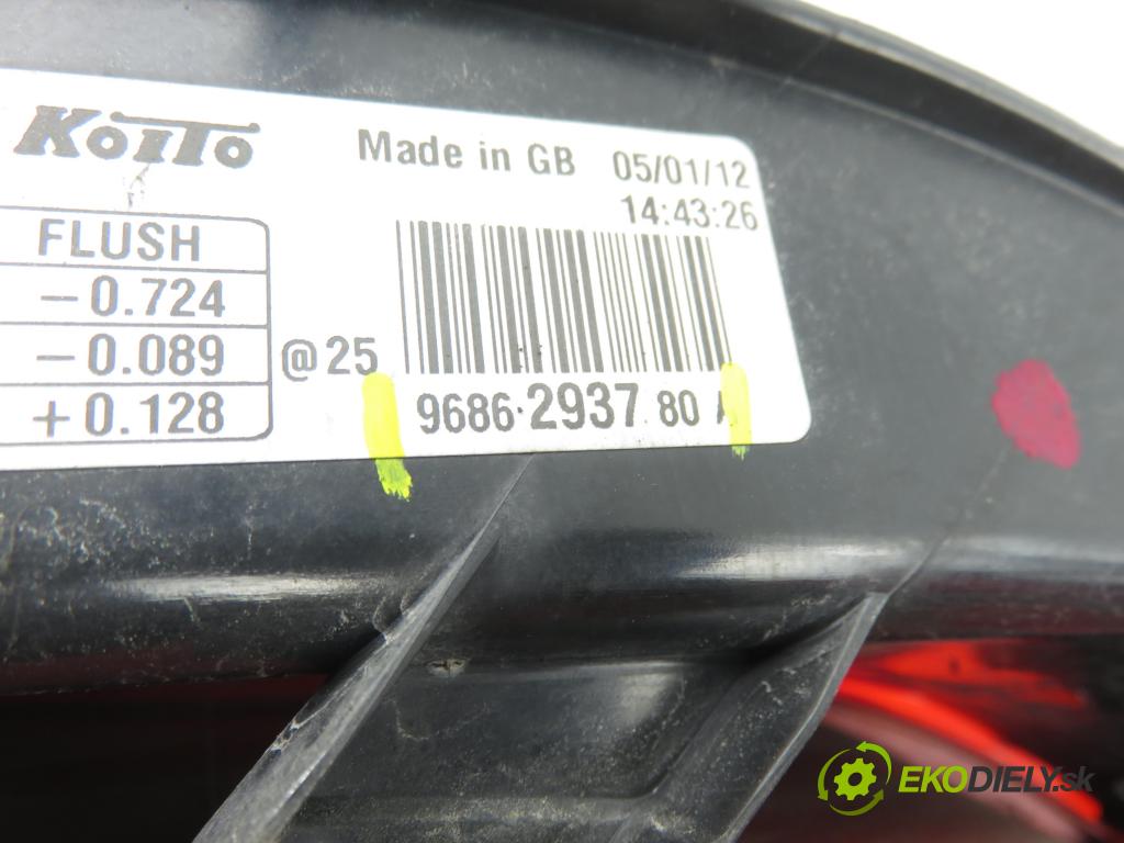 PEUGEOT 508 I (8D_) SEDAN 2012 103,00 2.0 HDi - RHF (DW10BTED4) 1997,00 Svetlo ľavé zadné 9686293780