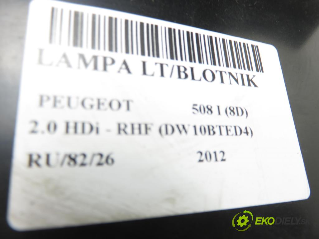PEUGEOT 508 I (8D_) SEDAN 2012 103,00 2.0 HDi - RHF (DW10BTED4) 1997,00 Svetlo ľavé zadné 9686293780