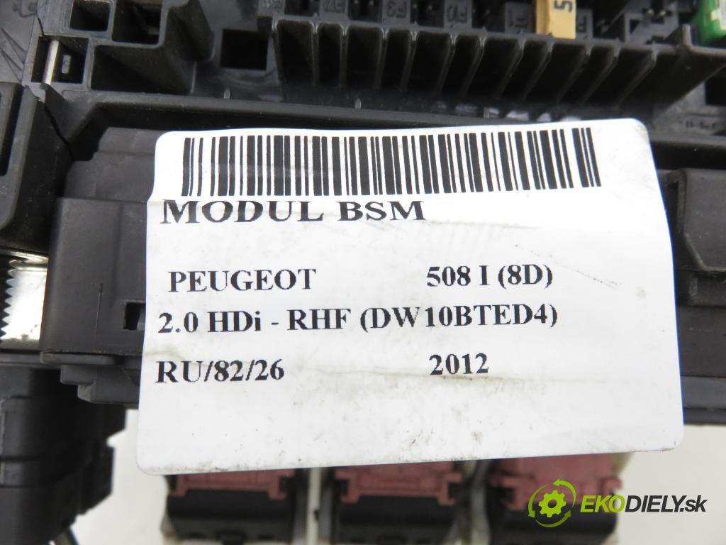 PEUGEOT 508 I (8D_) SEDAN 2012 103,00 2.0 HDi - RHF (DW10BTED4) 1997,00 MODUL BSM 9677987580