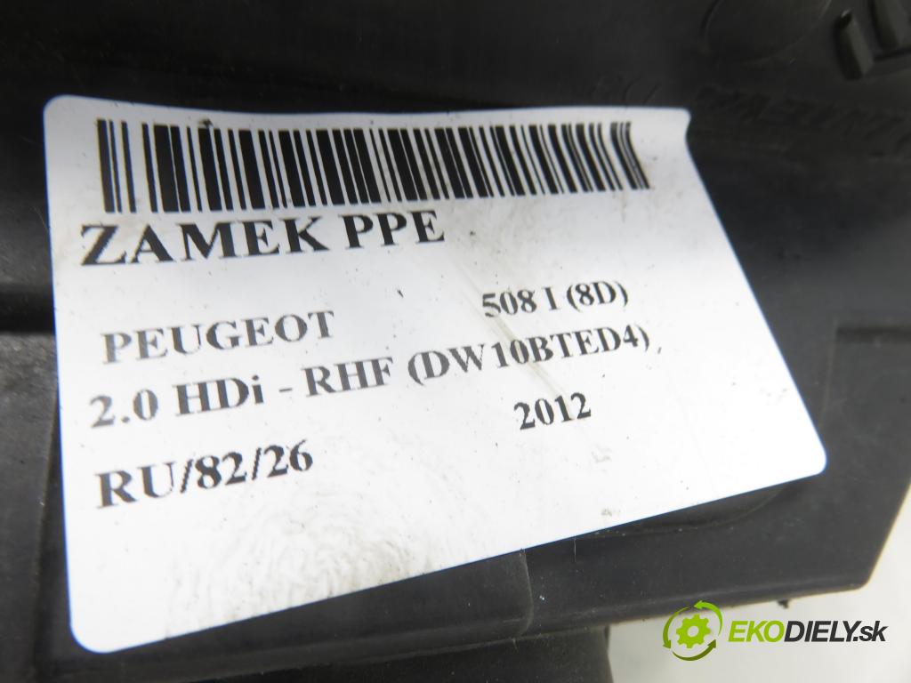 PEUGEOT 508 I (8D_) SEDAN 2012 103,00 2.0 HDi - RHF (DW10BTED4) 1997,00 zámok 006260 ; PSA006260