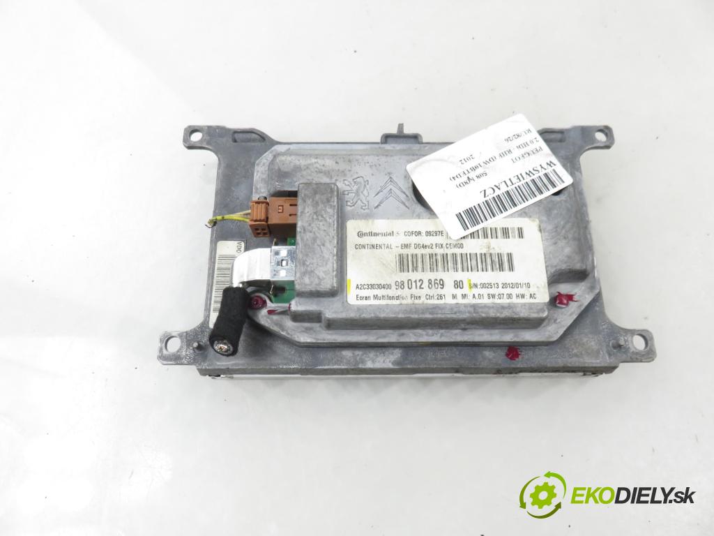 PEUGEOT 508 I (8D_) SEDAN 2012 103,00 2.0 HDi - RHF (DW10BTED4) 1997,00 ZOBRAZIT: 9801286980 ; A2C33030400