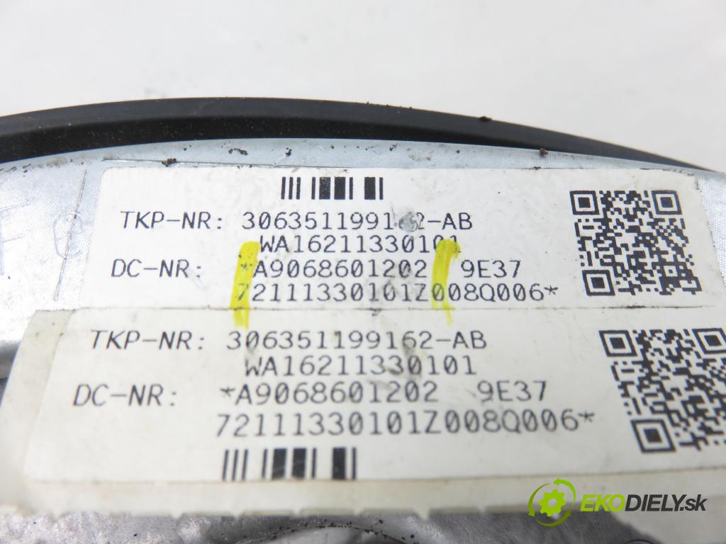 MERCEDES-BENZ SPRINTER 3,5-t Skrzynia (906) FURGON 2011 95,00 313 CDI (906.631, 906.633, 906.635, 906.637) - OM  2143,00 AirBag air BAG volantu 9068601202