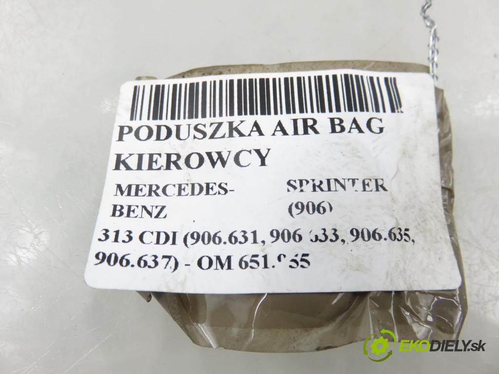 MERCEDES-BENZ SPRINTER 3,5-t Skrzynia (906) FURGON 2011 95,00 313 CDI (906.631, 906.633, 906.635, 906.637) - OM  2143,00 AirBag air BAG volantu 9068601202