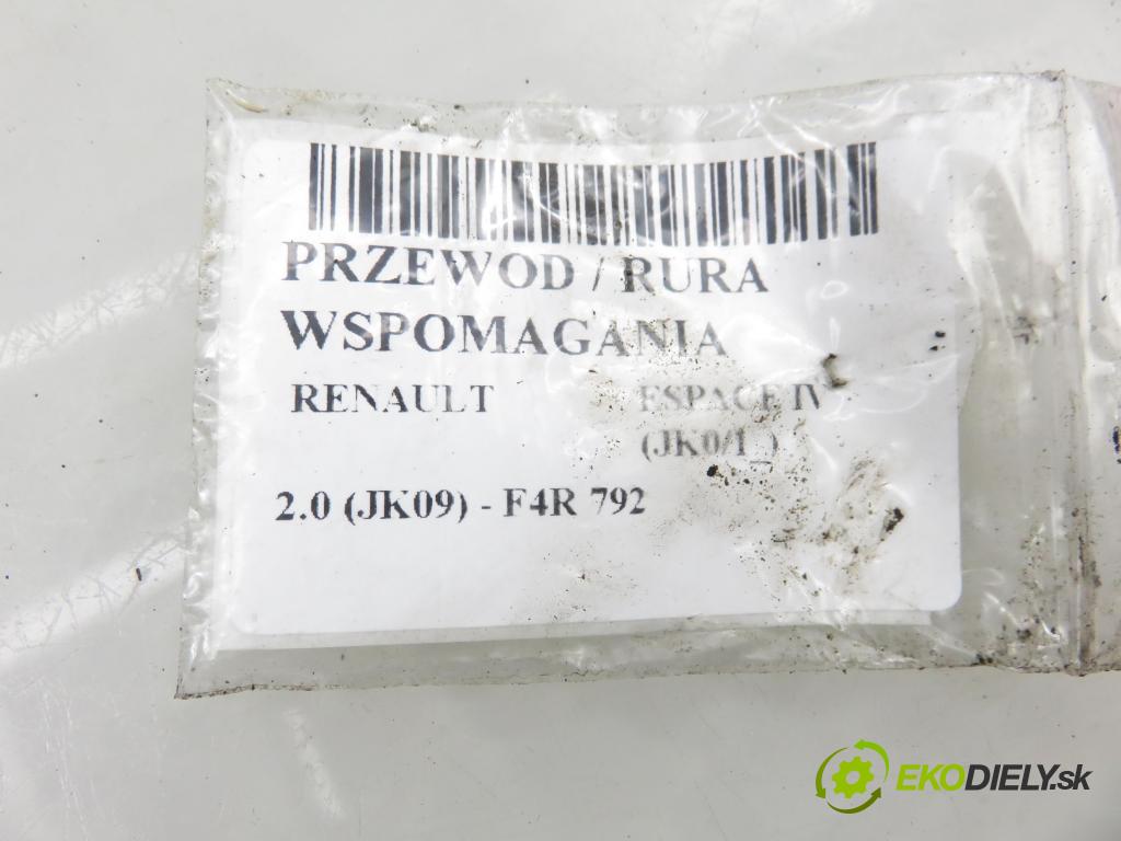 RENAULT ESPACE IV (JK0/1_) MINIVAN 2007 100,00 2.0 (JK09) - F4R 792 1998,00 rúrka / Rúra servočerpadlo 8200701262