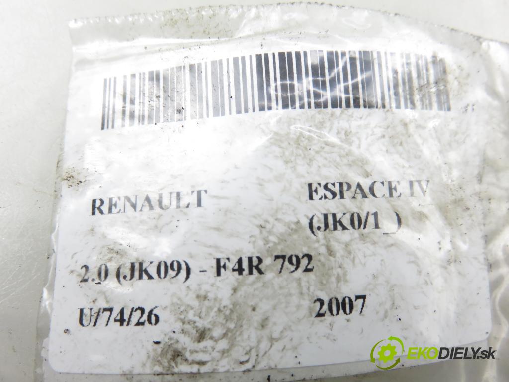 RENAULT ESPACE IV (JK0/1_) MINIVAN 2007 100,00 2.0 (JK09) - F4R 792 1998,00 rúrka / Rúra servočerpadlo 8200276122