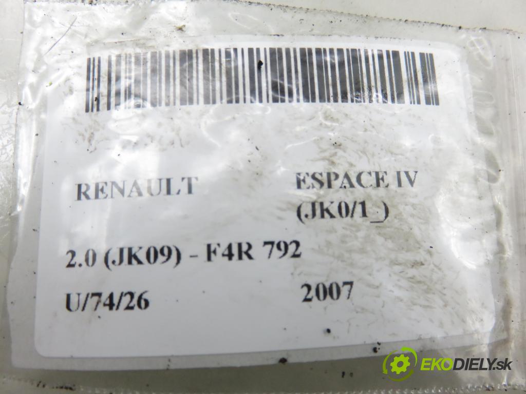 RENAULT ESPACE IV (JK0/1_) MINIVAN 2007 100,00 2.0 (JK09) - F4R 792 1998,00 rúrka / Rúra servočerpadlo 8200300743