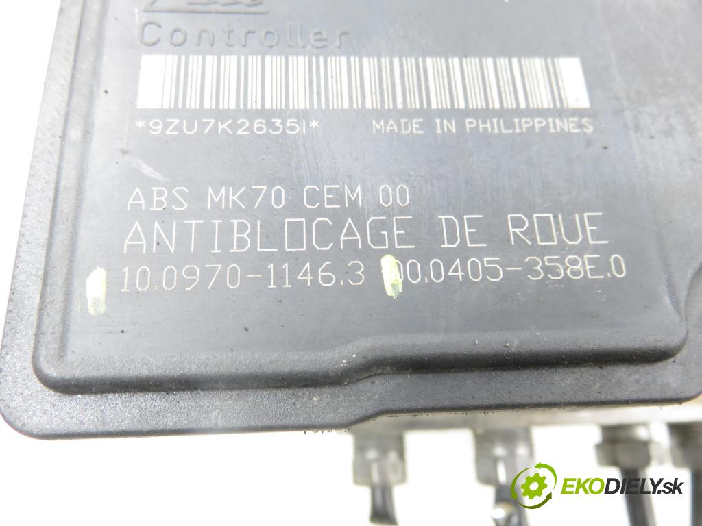 PEUGEOT 207 SW (WK_) KOMBI 2008 88,00 1.6 16V - 5FW (EP6) 1598,00 Pumpa ABS 10097011463 ; 9663945580 ; 10020701054 (Pumpa ABS)