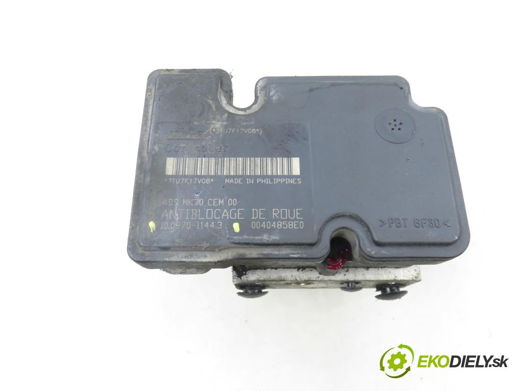 CITROEN C3 I (FC_) HB 2007 50,00 1.4 HDi - 8HZ (DV4TD) 1398,00 pumpa ABS 10097011443 ; 9662298480 ; 10020700924 (Pumpa ABS)
