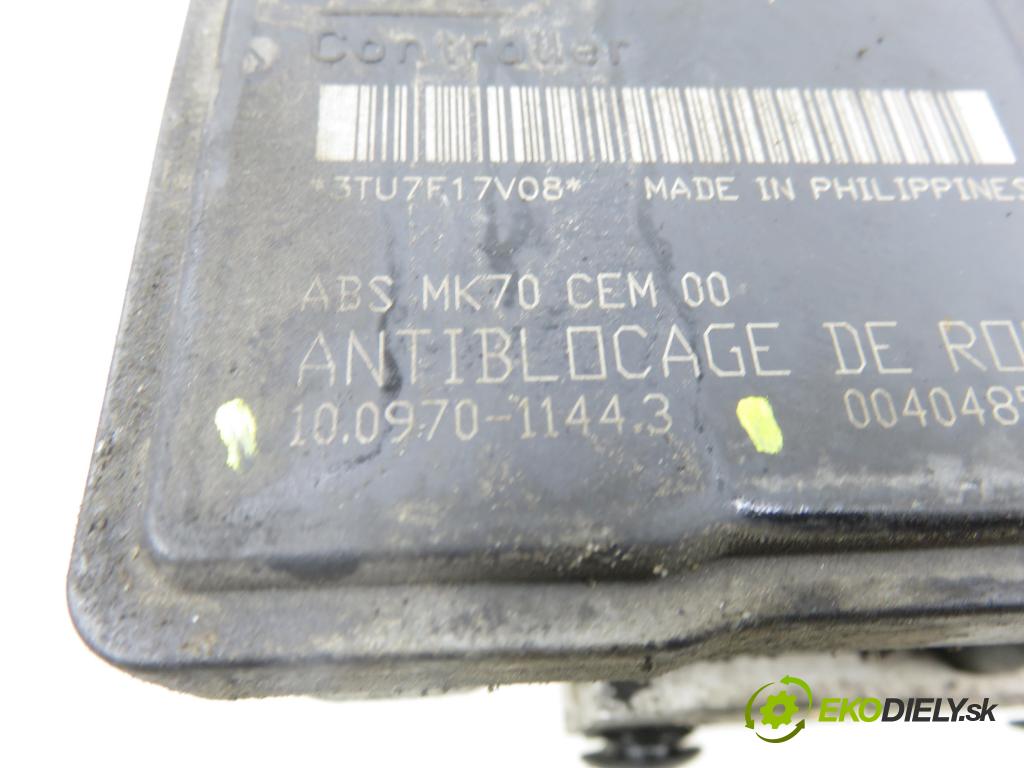 CITROEN C3 I (FC_) HB 2007 50,00 1.4 HDi - 8HZ (DV4TD) 1398,00 pumpa ABS 10097011443 ; 9662298480 ; 10020700924 (Pumpa ABS)