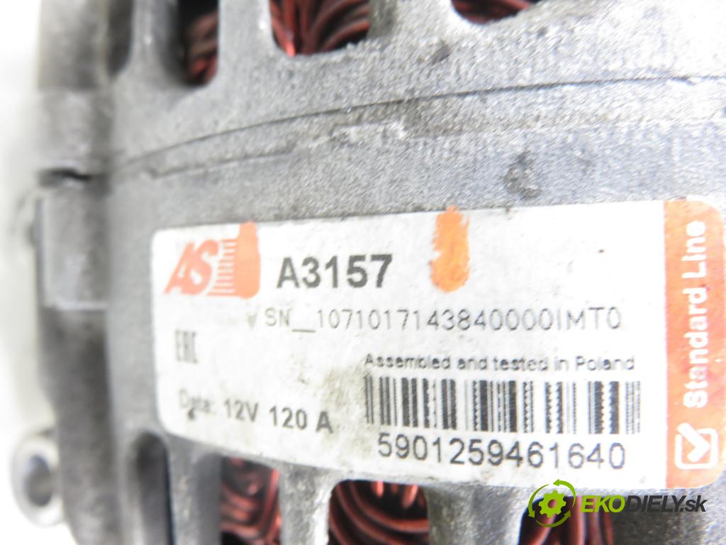 PEUGEOT 207 SW (WK_) KOMBI 2008 88,00 1.6 16V - 5FW (EP6) 1598,00 Alternátor A3157 (Alternátor)