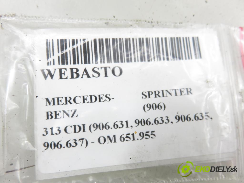 MERCEDES-BENZ SPRINTER 3,5-t Skrzynia (906) FURGON 2011 95,00 313 CDI (906.631, 906.633, 906.635, 906.637) - OM 2143,00 Webasto 9068305800 (Webasto (nezávislé kúrenie))