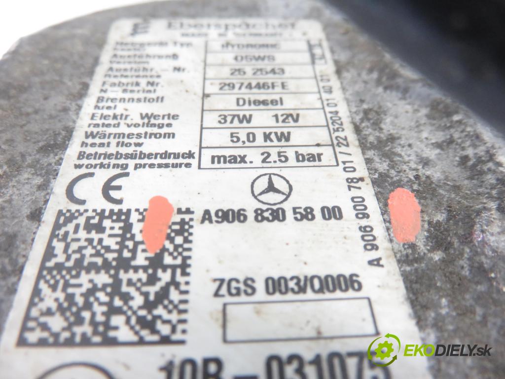 MERCEDES-BENZ SPRINTER 3,5-t Skrzynia (906) FURGON 2011 95,00 313 CDI (906.631, 906.633, 906.635, 906.637) - OM 2143,00 Webasto 9068305800 (Webasto (nezávislé kúrenie))