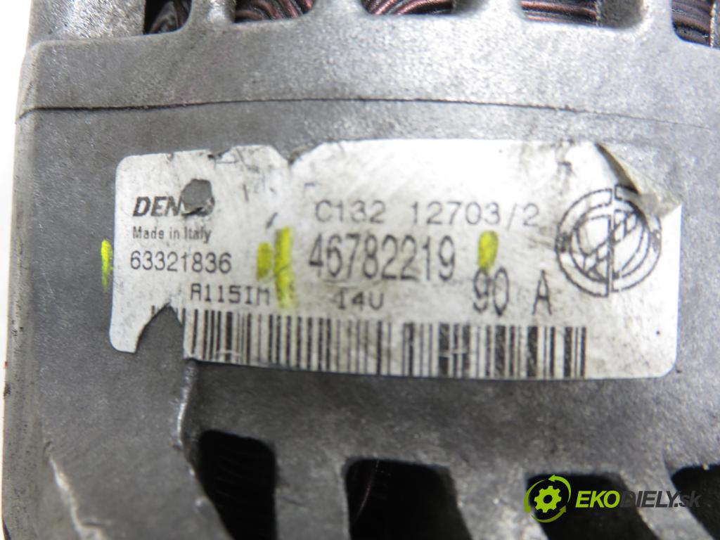 ALFA ROMEO 147 (937_) HB 2006 77,00 1.6 16V T.SPARK ECO 105 - AR 37203 1598,00 Alternátor 63321836 ; 46782219 (Alternátor)