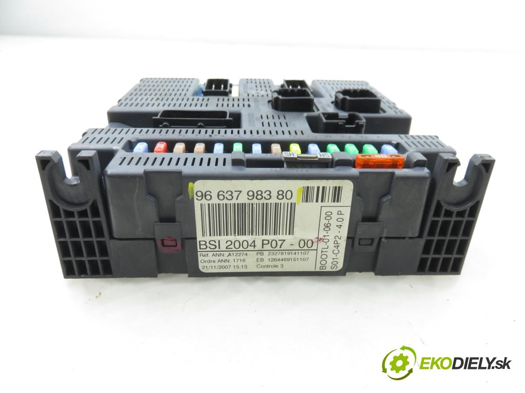 PEUGEOT 207 SW (WK_) KOMBI 2008 88,00 1.6 16V - 5FW (EP6) 1598,00 MODUL BSI 9663798380