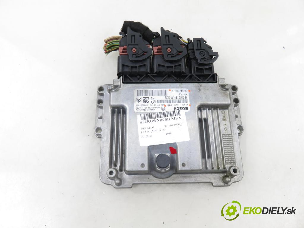 PEUGEOT 207 SW (WK_) KOMBI 2008 88,00 1.6 16V - 5FW (EP6) 1598,00 Riadiaca jednotka Motor 9664738680 ; 0261201505