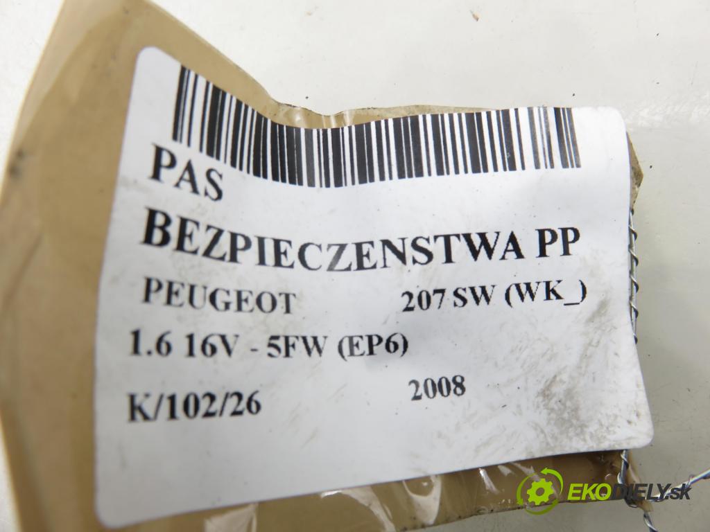 PEUGEOT 207 SW (WK_) KOMBI 2008 88,00 1.6 16V - 5FW (EP6) 1598,00 držák BEZPEČNOST PP 96498058XX