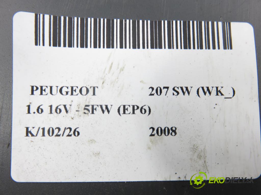 PEUGEOT 207 SW (WK_) KOMBI 2008 88,00 1.6 16V - 5FW (EP6) 1598,00 lišta BLATNÍK LT 9680735580