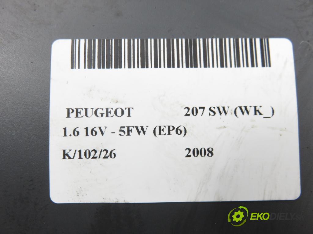 PEUGEOT 207 SW (WK_) KOMBI 2008 88,00 1.6 16V - 5FW (EP6) 1598,00 Lišta blatnika PP 9680982480