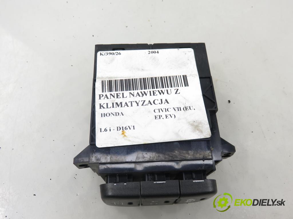HONDA CIVIC VII Hatchback (EU, EP, EV) HB 2004 81,00 1.6 i - D16V1 1590,00 Panel kúrenia KLIMATIZACE: 79500S6DG010M1