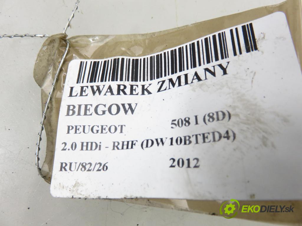 PEUGEOT 508 I (8D_) SEDAN 2012 103,00 2.0 HDi - RHF (DW10BTED4) 1997,00 ZVEDÁK: 9614412E