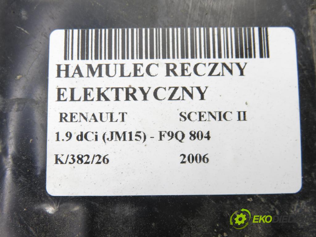 RENAULT SCENIC II (JM0/1_) MINIVAN 2006 96,00 1.9 dCi (JM15) - F9Q 804 1870,00 BRZDA: ručny elektrický 8200311379