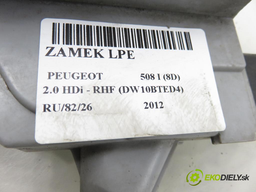 PEUGEOT 508 I (8D_) SEDAN 2012 103,00 2.0 HDi - RHF (DW10BTED4) 1997,00 zámok 006259 ; PSA006259