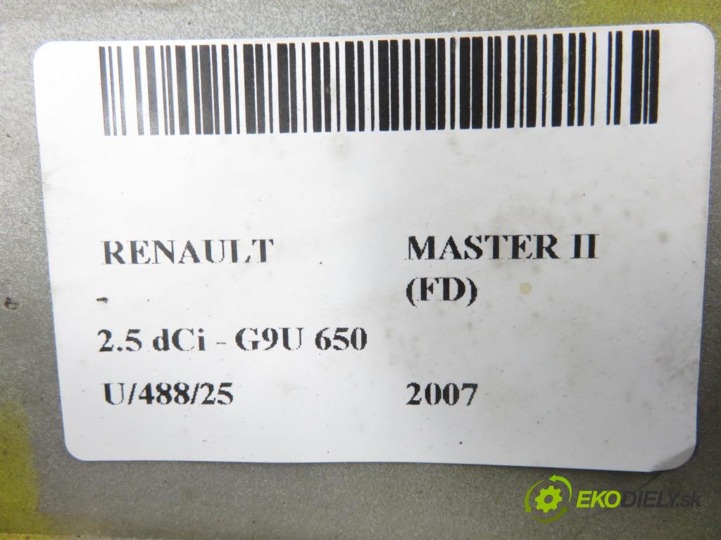 RENAULT MASTER II Skrzynia (FD) FURGON 2007 88,00 2.5 dCi 120 - G9U 650 2464,00 Lišta pod ŽIAROVKA: PP 8200197131